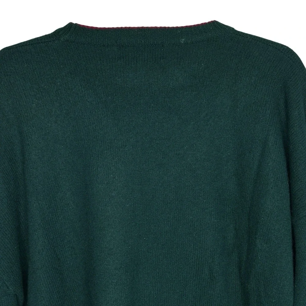 Vintage Abercrombie & Fitch Wool Sweater Large Holiday‎ Y2k Indie Preppy Grandpa